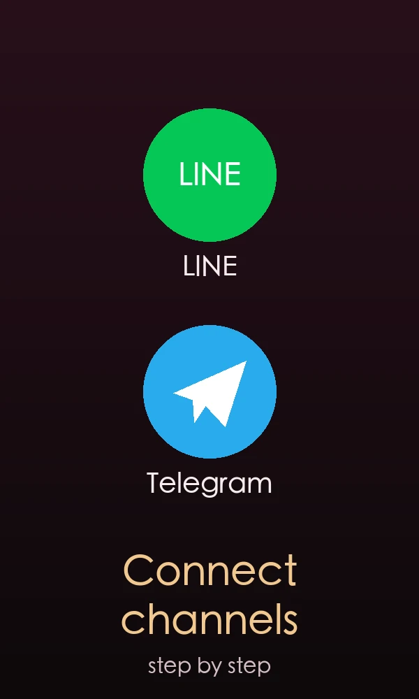 The Connect channels screen in the FansNetwork dashboard